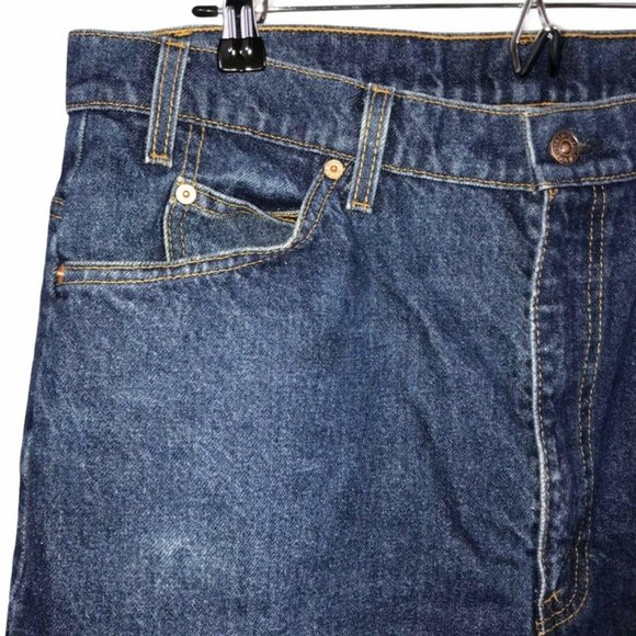 Levi's Vintage 90s Orange Tab Straight Jeans 40 33 - Picture 4 of 8